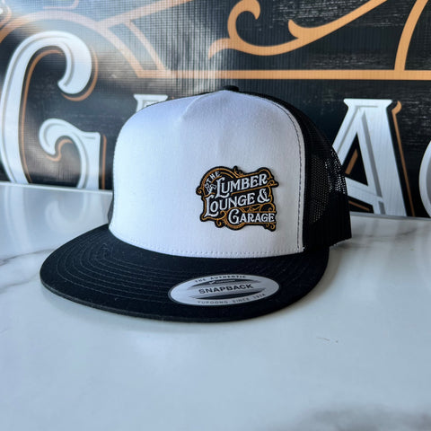 License Plate White Front Snap Back – The Lumber Lounge & Garage